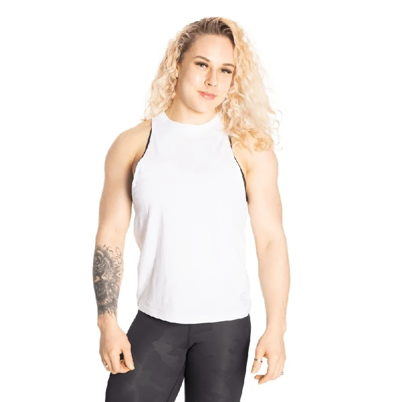 Women's Versatile Apparel Better Bodies Fluid High Tank - White