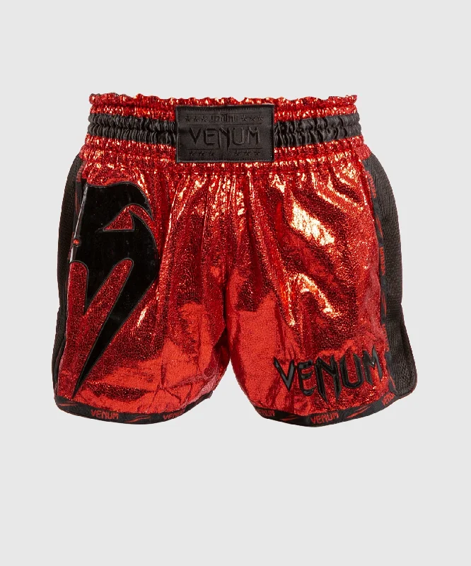 Women's Fashionable Clothing Sets Venum Giant Foil Muay Thai Shorts - Red/Black