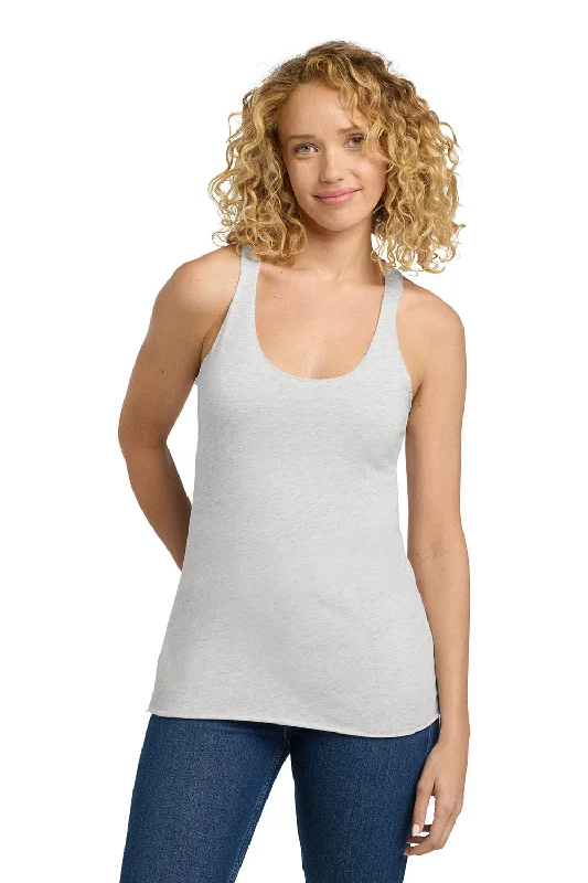 Women's Elegant Clothes Next Level Womens Tank Top - Heather White