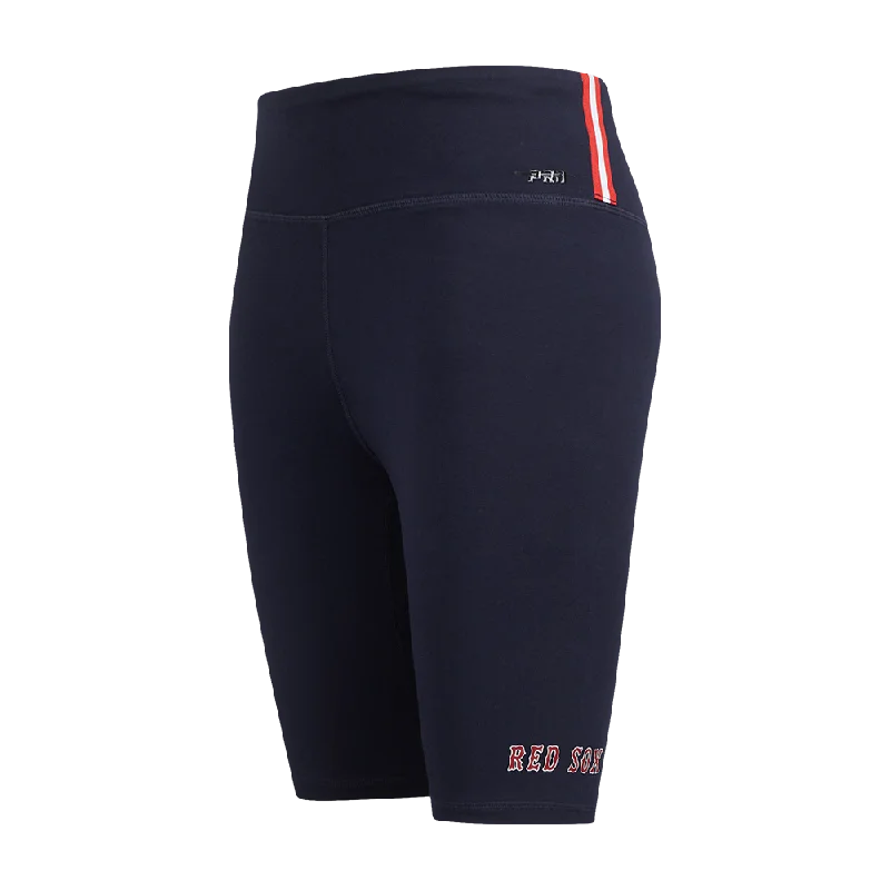 Women's Active Clothing MLB BOSTON RED SOX CLASSIC WOMEN'S COTTON BIKE SHORT (MIDNIGHT NAVY)