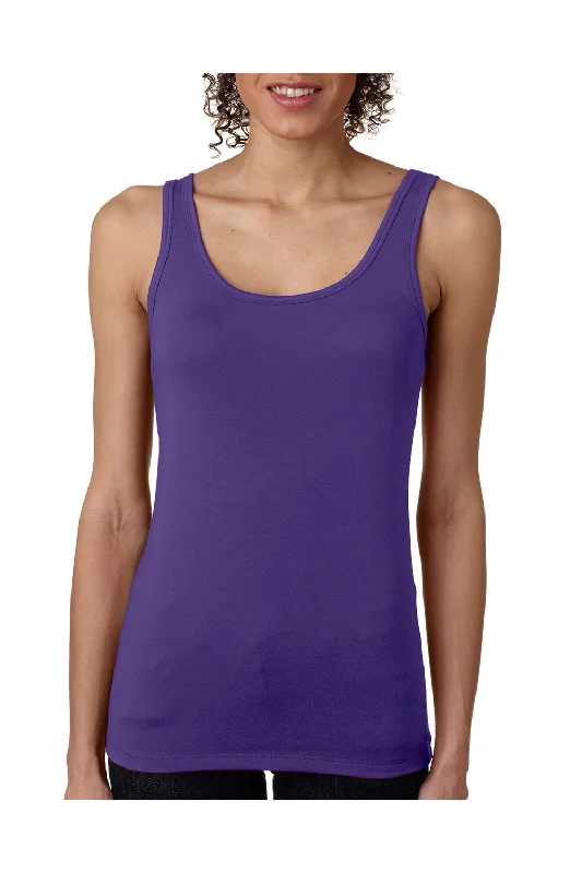 Huge Price Cut Next Level Womens Jersey Tank Top - Purple Rush - Closeout