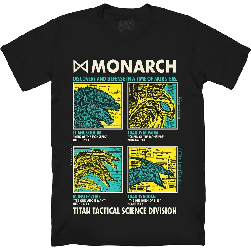 Discover Promotions MONARCH: TITAN TACTICAL SCIENCE DIVISION - T-SHIRT