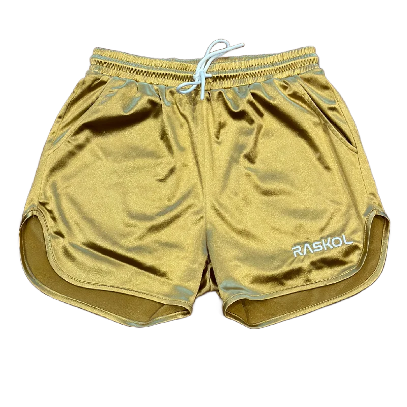 Contemporary Casual Deals RASKOL GOLD SILK SHORTS (LIMITED EDITION)