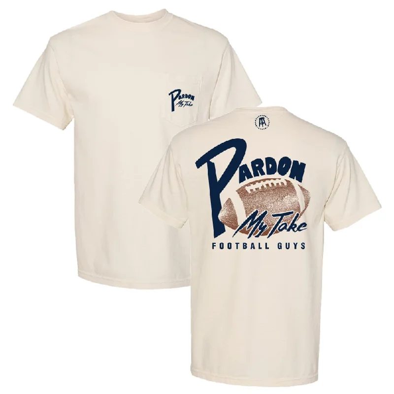 Women's Stylish Vacation Attire Pardon My Take Football Pocket Tee