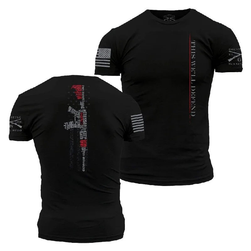 Refined Fashion Sale Second Amendment 2.0 T-Shirt - Black