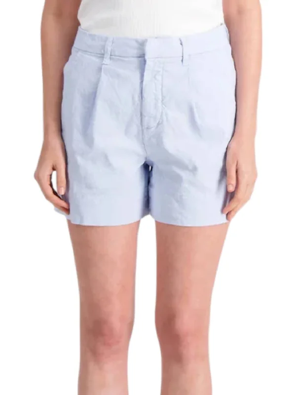 Vintage-Inspired Women's Clothes Waterford Walking Short In Powder Blue