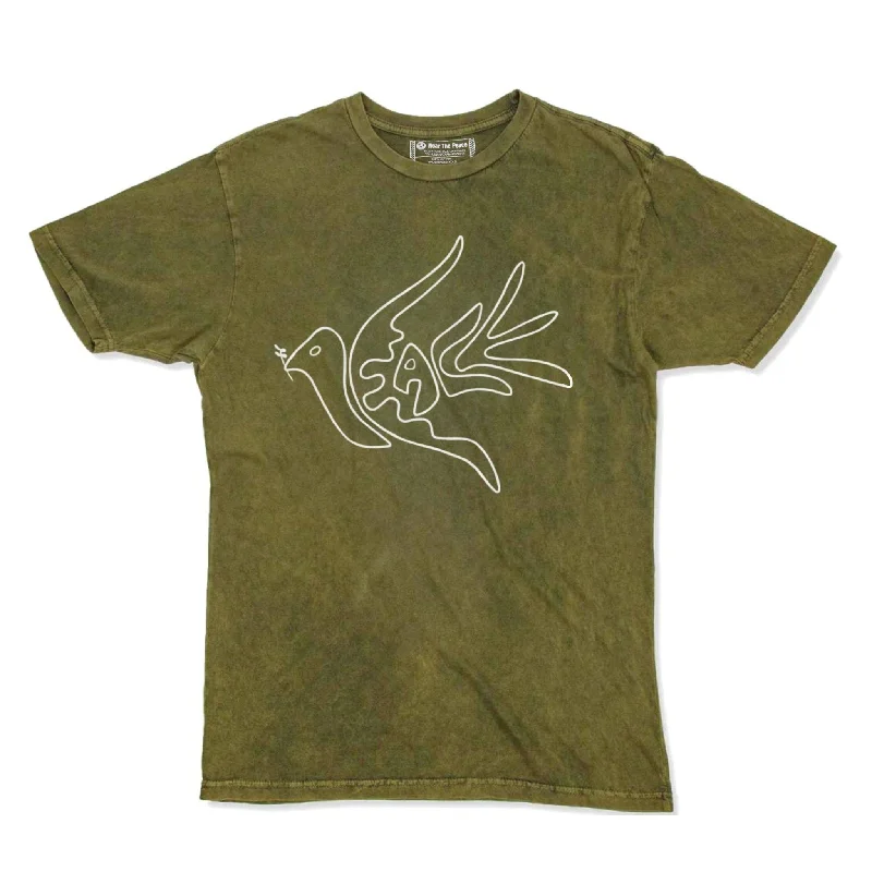 Women's Travel Attire Peace Bird Vintage Tee