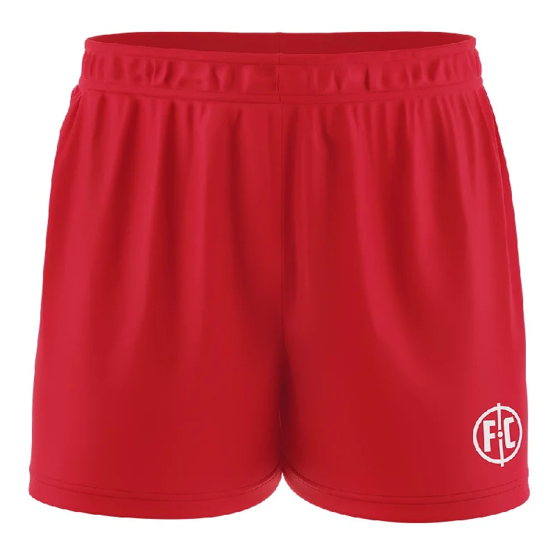 Stylish Deals FC Match Football Short Womens - Red