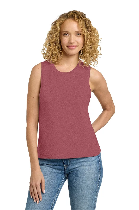 Modern Women's Apparel Next Level Womens Festival Muscle Tank Top - Smoked Paprika Red