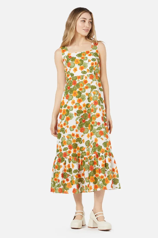 Flash Sale Fever Nasturtium Midi Dress