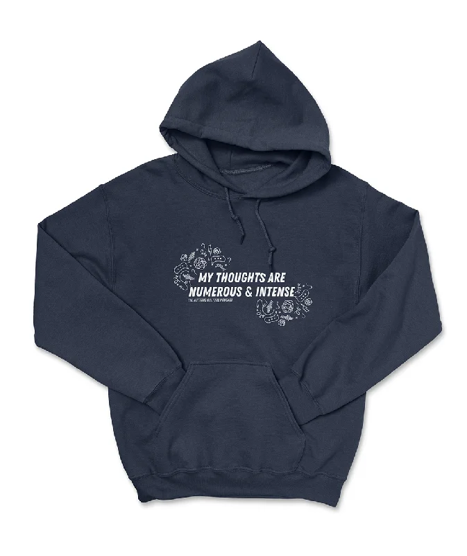 Clearance Sale, All Cheap The Autistic Culture Podcast-My Thoughts are Numerous and Intense Hoodie