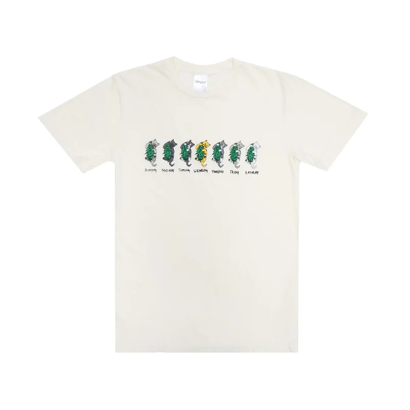 Budget Friendly Days Of The Week Tee (Natural)