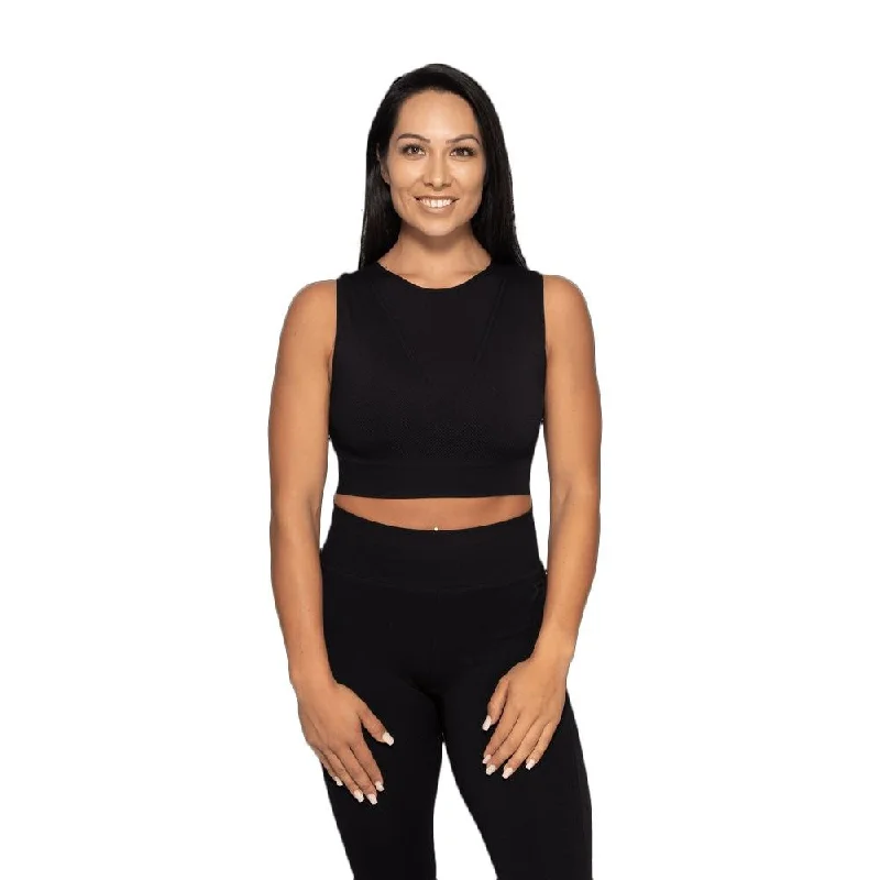 Luxe Style Discounts Better Bodies Roxy Seamless Top - Dark Navy/Black