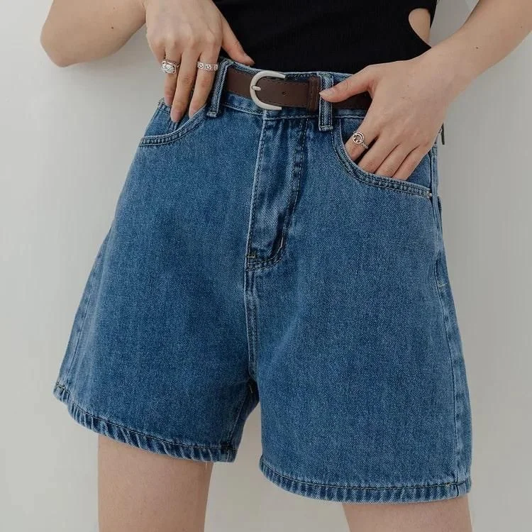 Smart Casual Deals Casual High Waist Denim Shorts