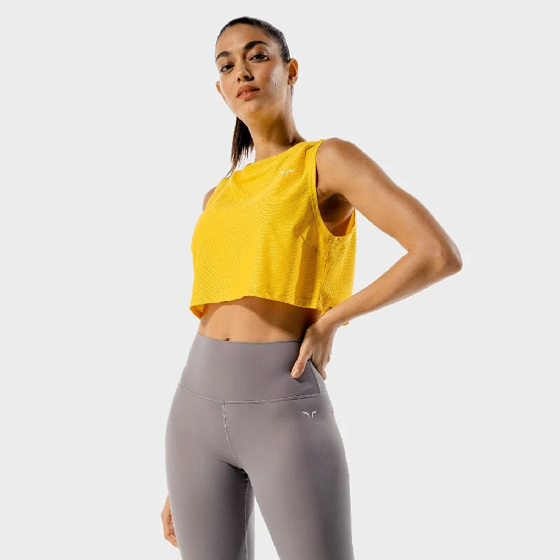 Women's Formal Clothes Limitless Crop Top - Yellow