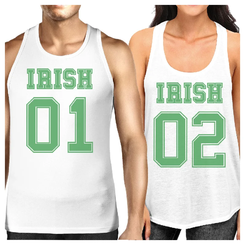 Women's Plus-Size Garments Irish 01 Irish 02 Patricks Day Tank Top For Couples Cute Gift Ideas