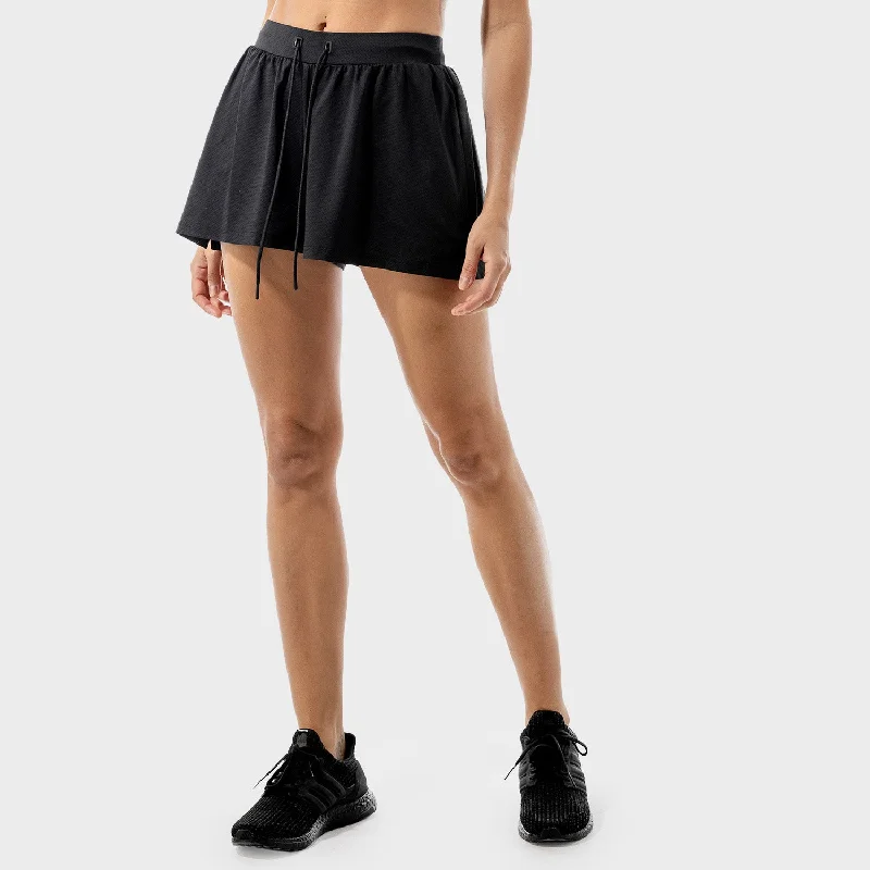 Women's Luxury Garments Flux 2-in-1 Shorts - Onyx