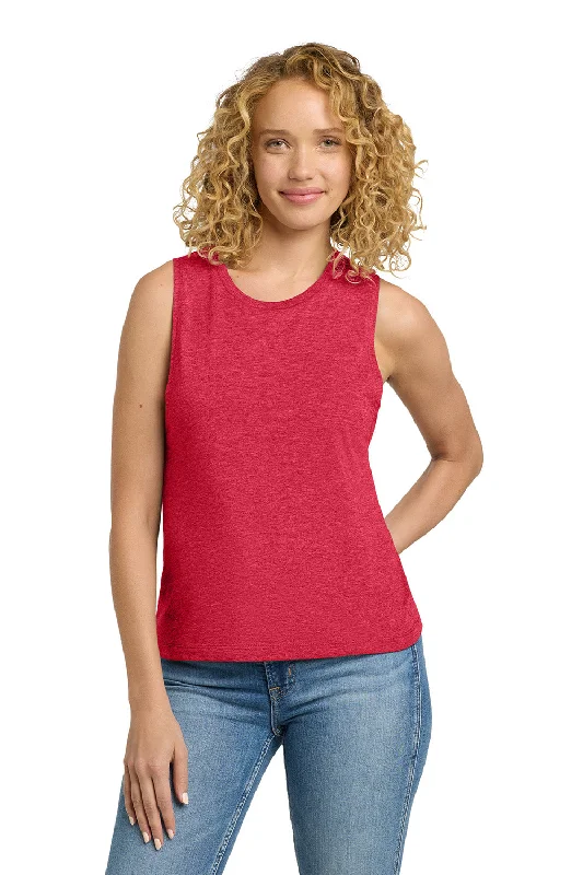 Women's Workout Garments Next Level Womens Festival Muscle Tank Top - Red - Closeout