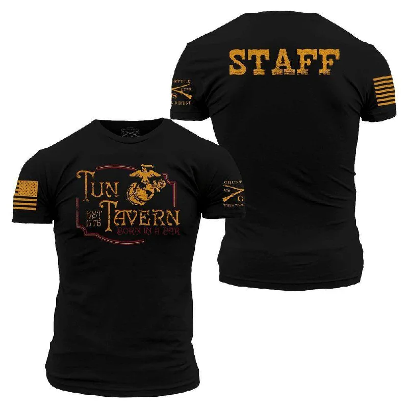 Fashion Frontiers USMC - Tun Tavern Staff T-Shirt- Black