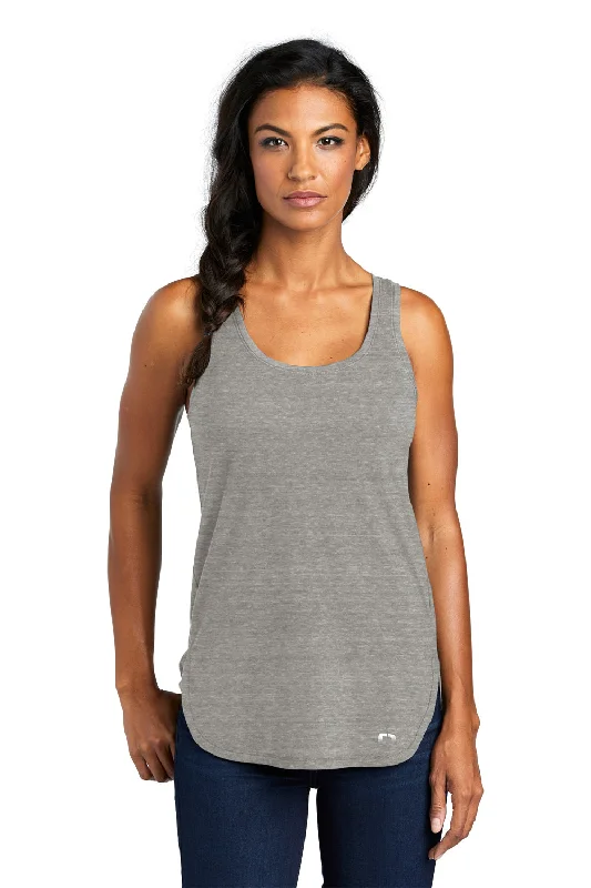 Shop Sale Items Ogio Womens Luuma Jersey Moisture Wicking Tank Top - Heather Petrol Grey