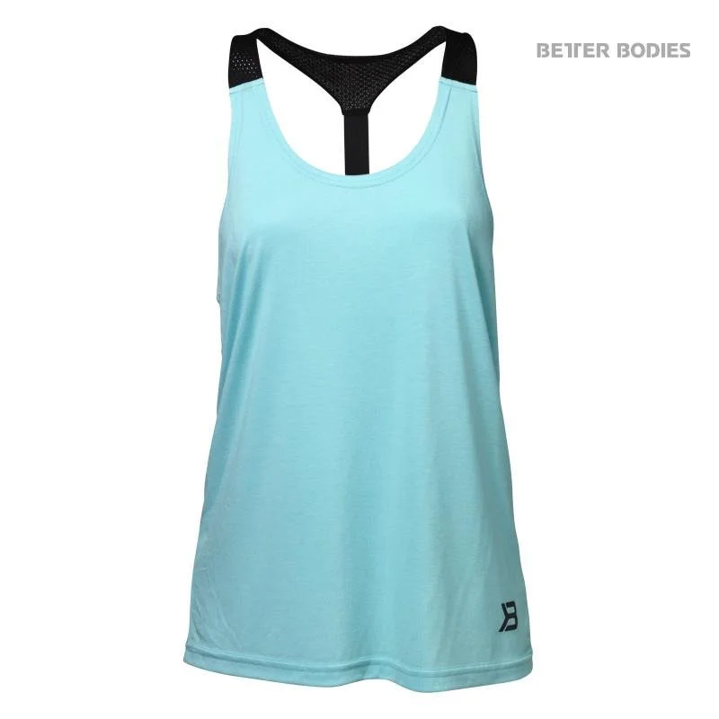 Laid-Back Fashion Offers Better Bodies Loose Fit Tank - Light Aqua