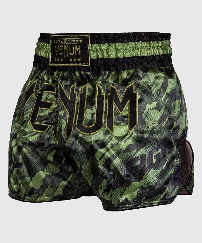 Chic Women's Outfit Venum Tecmo Muay Thai Shorts - Khaki