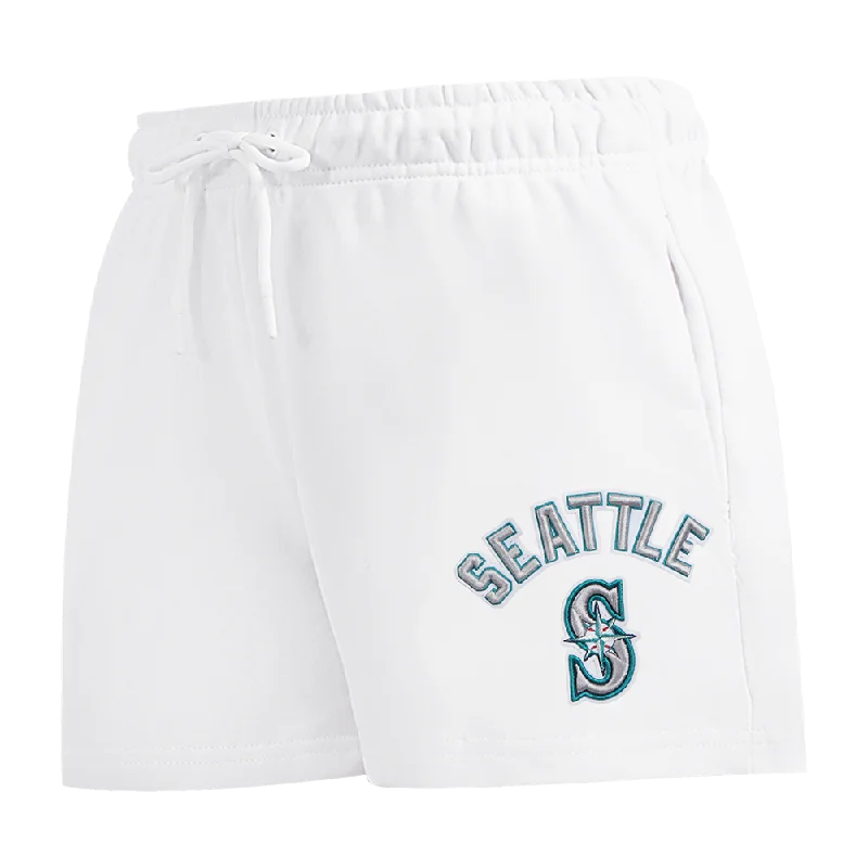 Crazy Price Slashing MLB SEATTLE MARINERS CLASSIC WOMEN'S SHORT (WHITE)