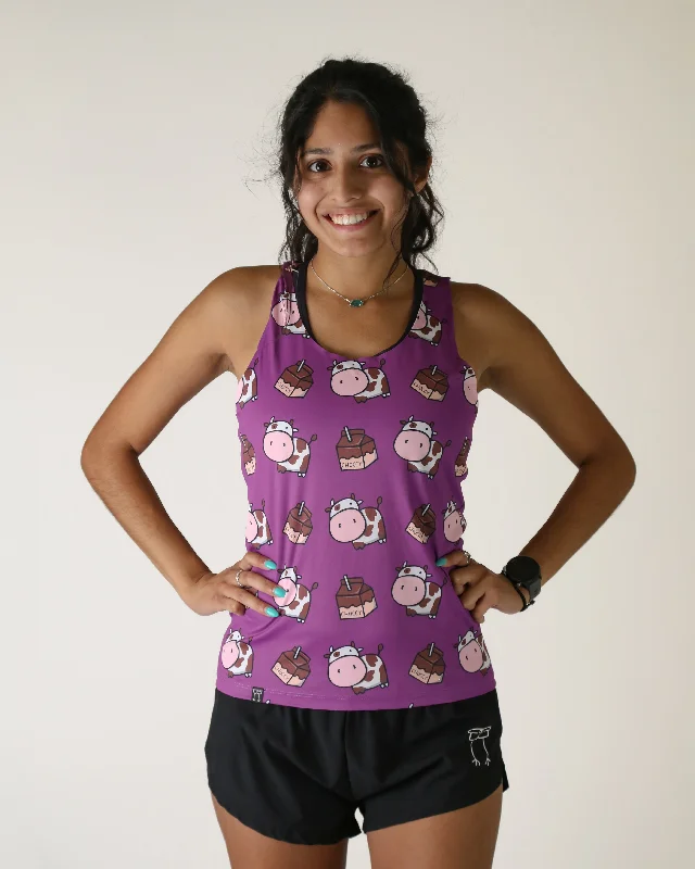 Limited Time Women's Choccy Cows Performance Singlet