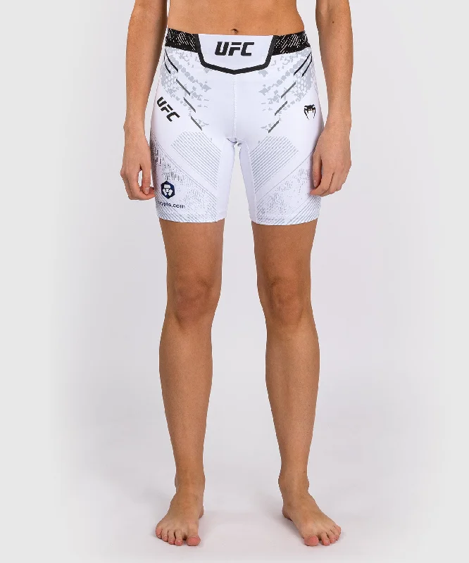 Chic Clothes For Women UFC Adrenaline by Venum Authentic Fight Night Women’s Vale Tudo Short - Long Fit - White