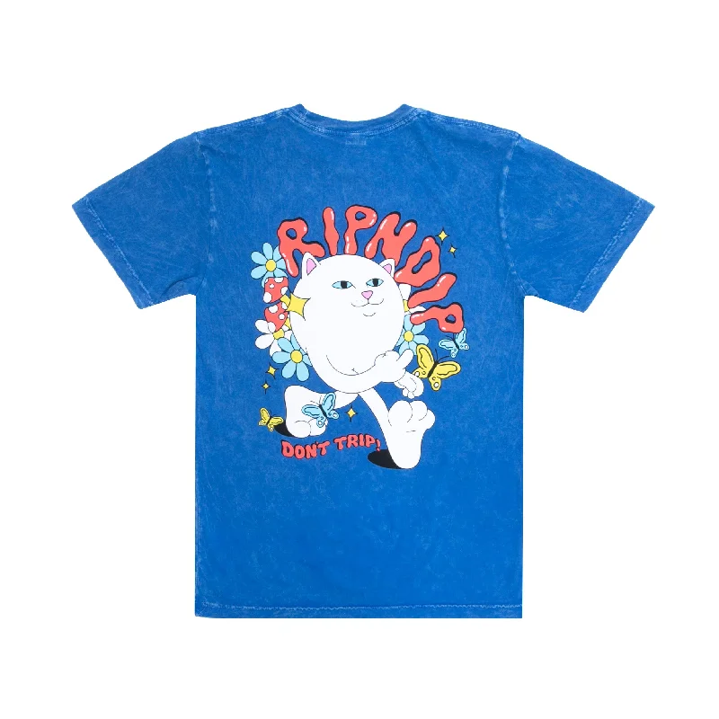 Big Discounts Dont Trip Tee (Cornflower Blue Mineral Wash)