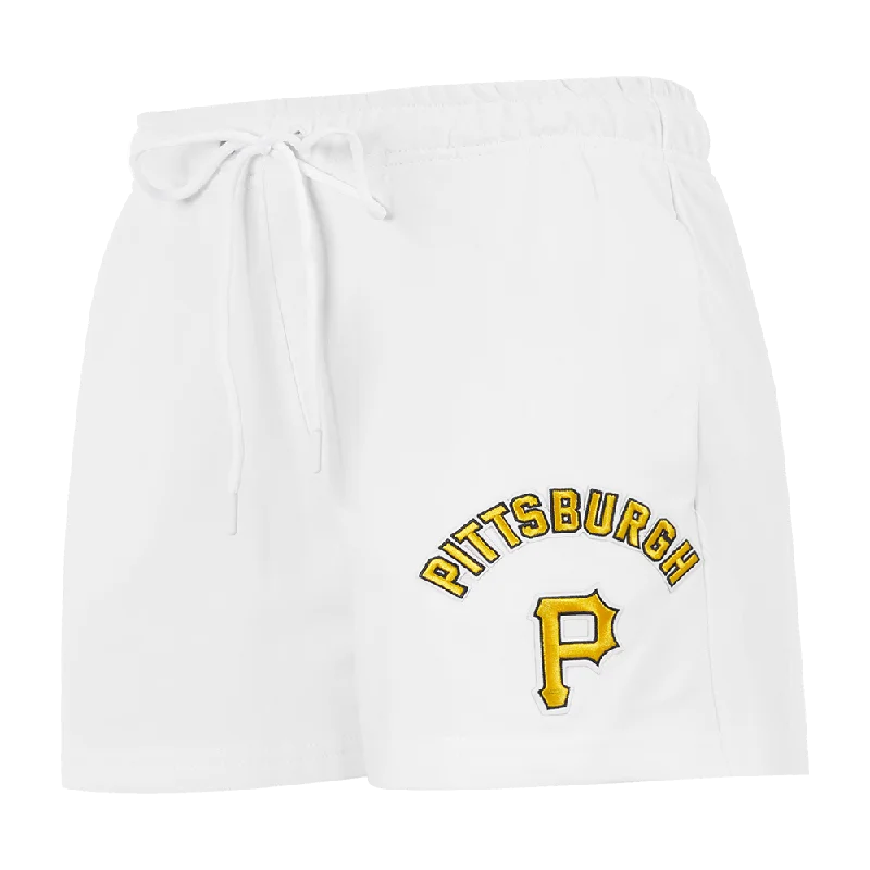 Casual Outfit For Women MLB PITTSBURGH PIRATES CLASSIC WOMEN'S SHORT (WHITE)