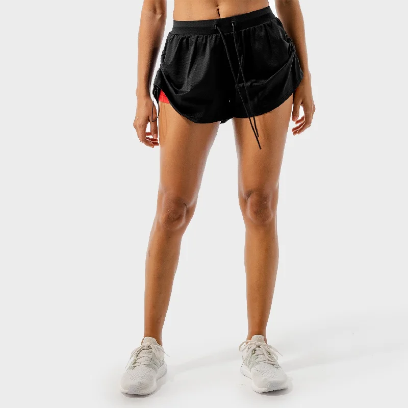 Chic Style Discounts Flux 2-in-1 Shorts - Onyx & Flame