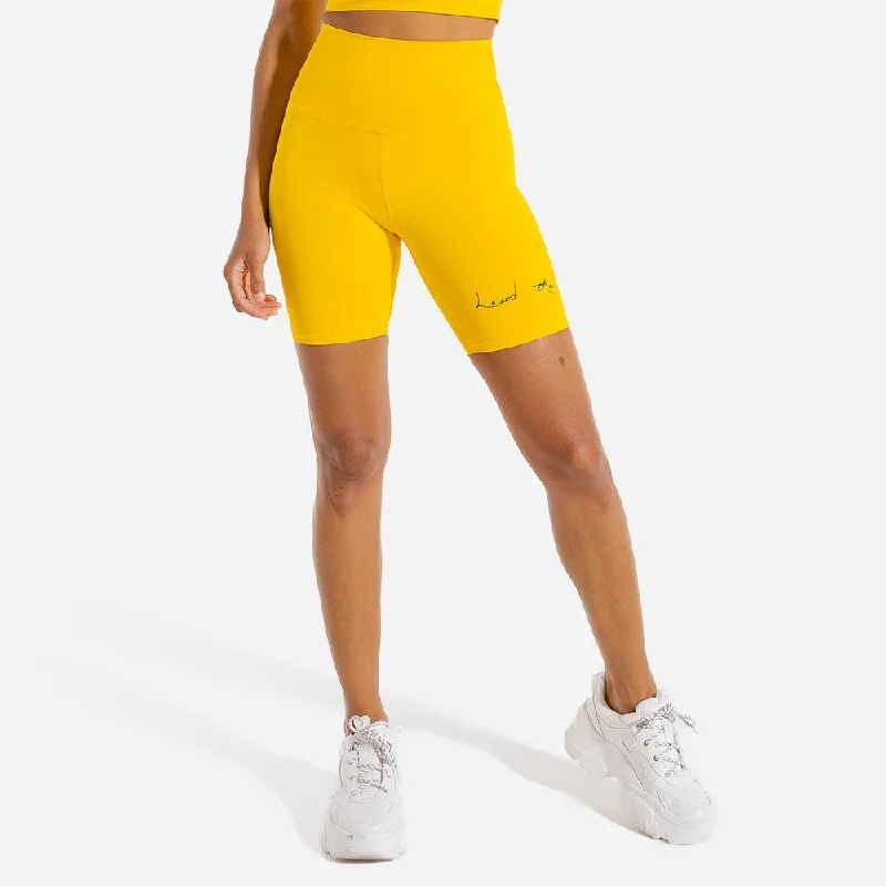 Luxury Casual Deals Vibe Cycling Shorts - Yellow