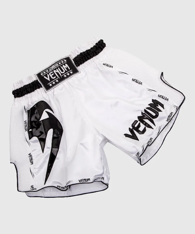 Seasonal Picks Venum Giant Muay Thai Shorts - White/Black