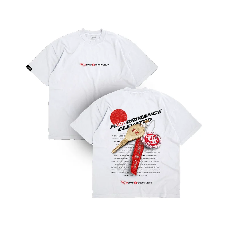 Affordable Luxury Fashion Performance Elevated Tee - White