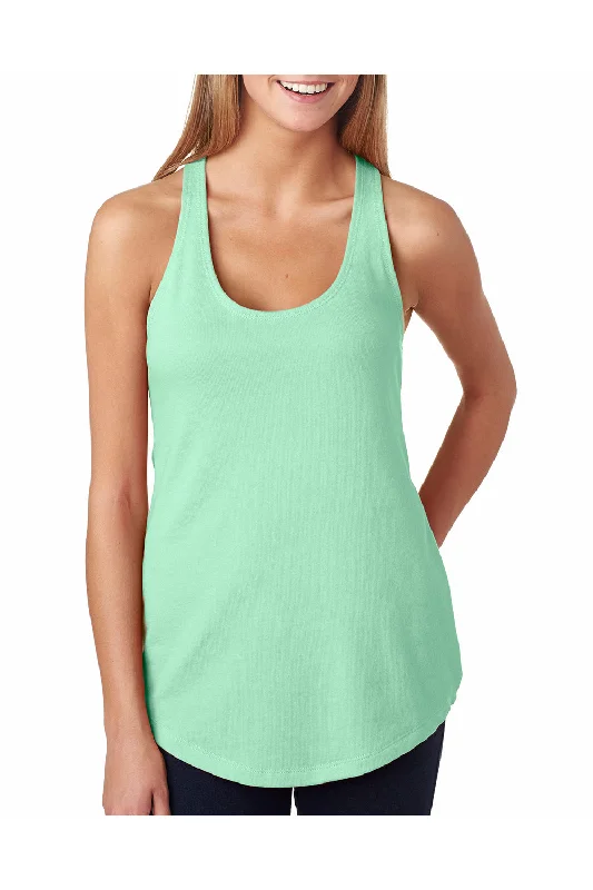 Limited Time Next Level Womens French Terry Tank Top - Mint Green - Closeout