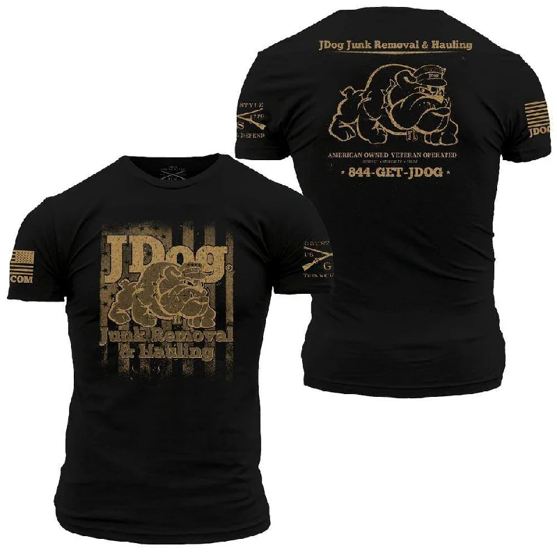 Best Deals Of The Season JDog T-Shirt - Black With Tan