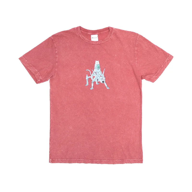 Chic Trends Unveiled Robot Attack Tee (Clay Mineral Wash)