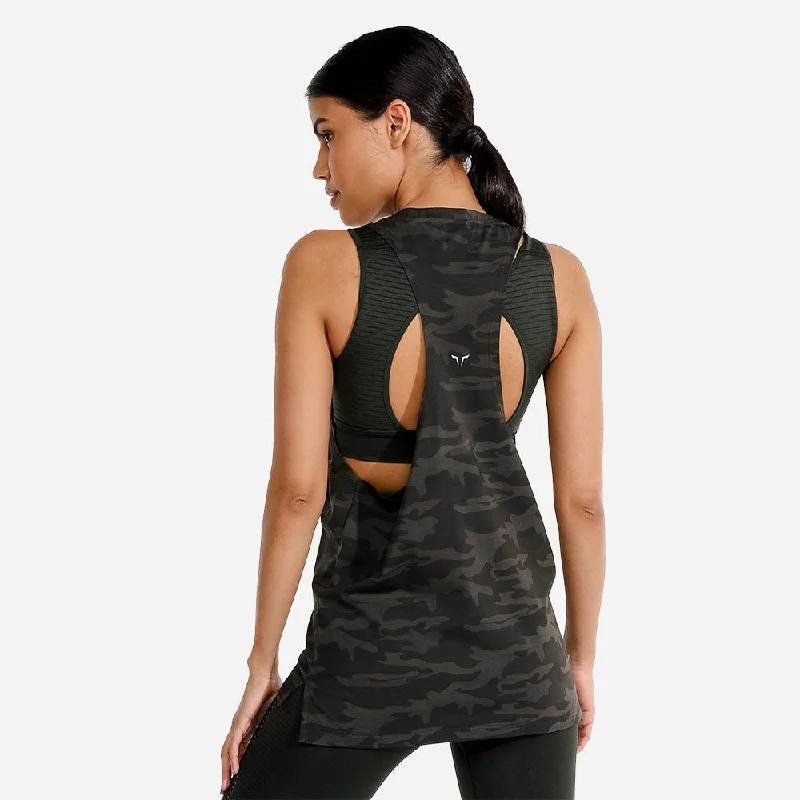 Stylish Women's Garments For Holidays Evolve Tank - Camo