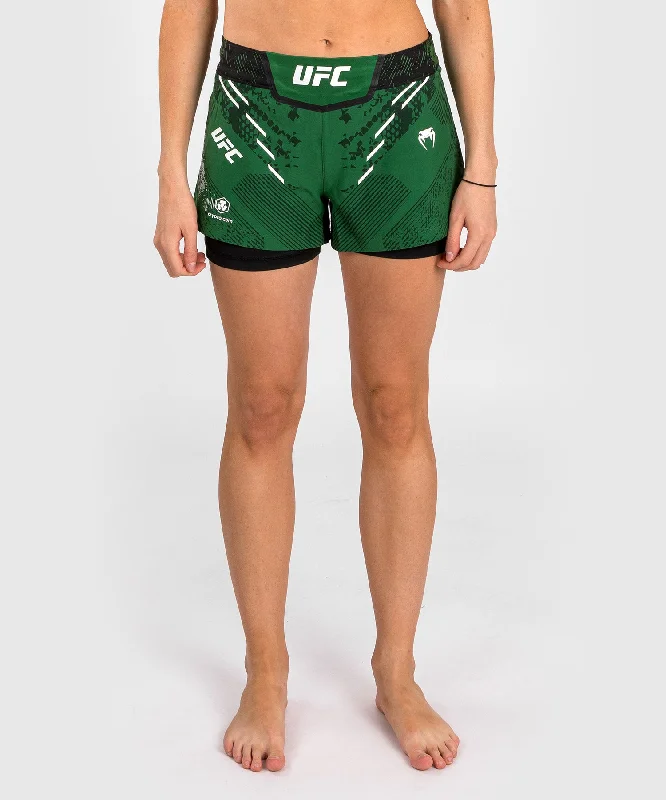 Classic Clothes For Women UFC Adrenaline by Venum Authentic Fight Night Women’s Fight Short - Green