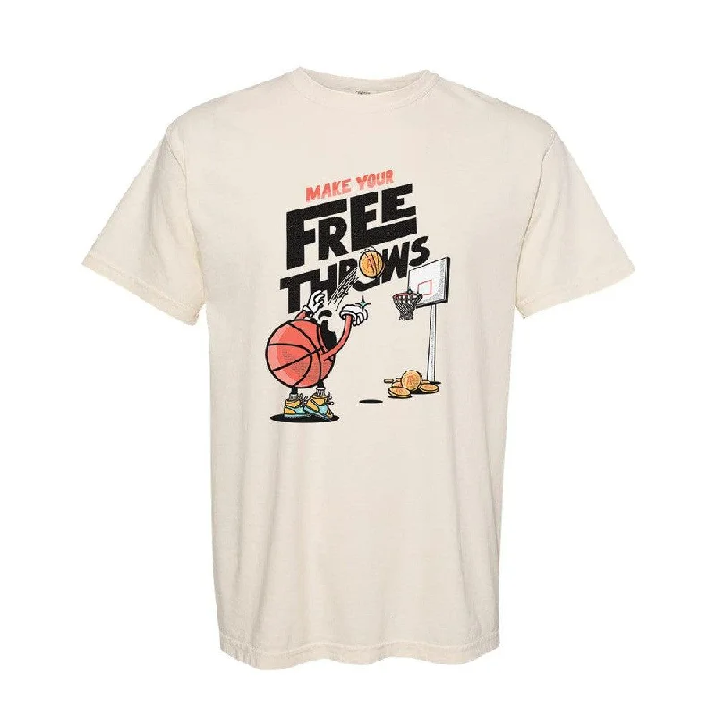 Women's Sporty Chic Clothes Make Your Free Throws Graphic Tee