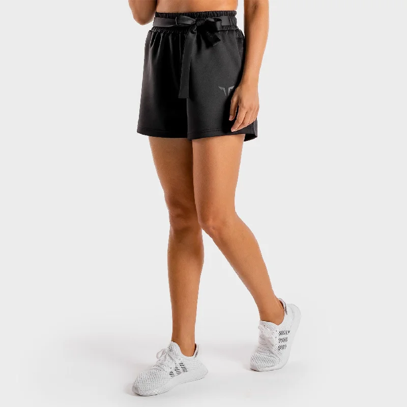 Chic Trend Collection Do-Knot Shorts - Onyx