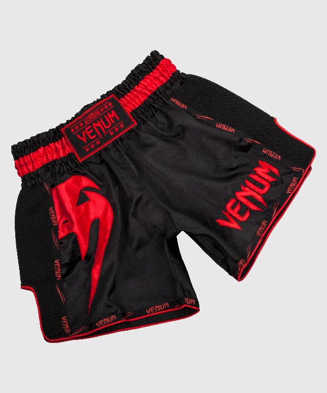 Chic & Cozy Collection Venum Giant Muay Thai Shorts - Black/Red