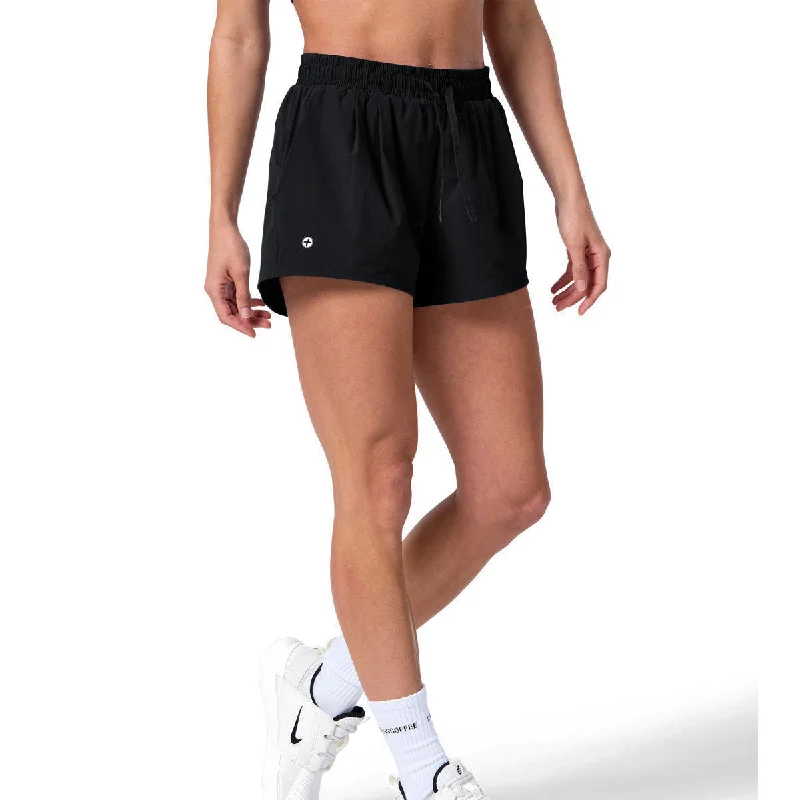 Vintage-Modern Style Offers Gym+Coffee Contender Shorts - Womens - Black