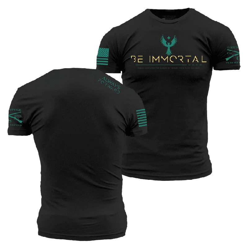 Hot Picks Be Immortal T-Shirt - Black