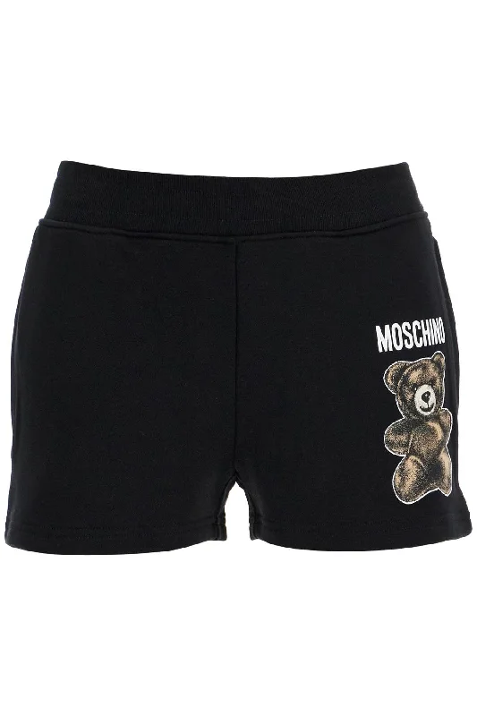 New In This Season Moschino Women's Teddy Bear Sports Shorts