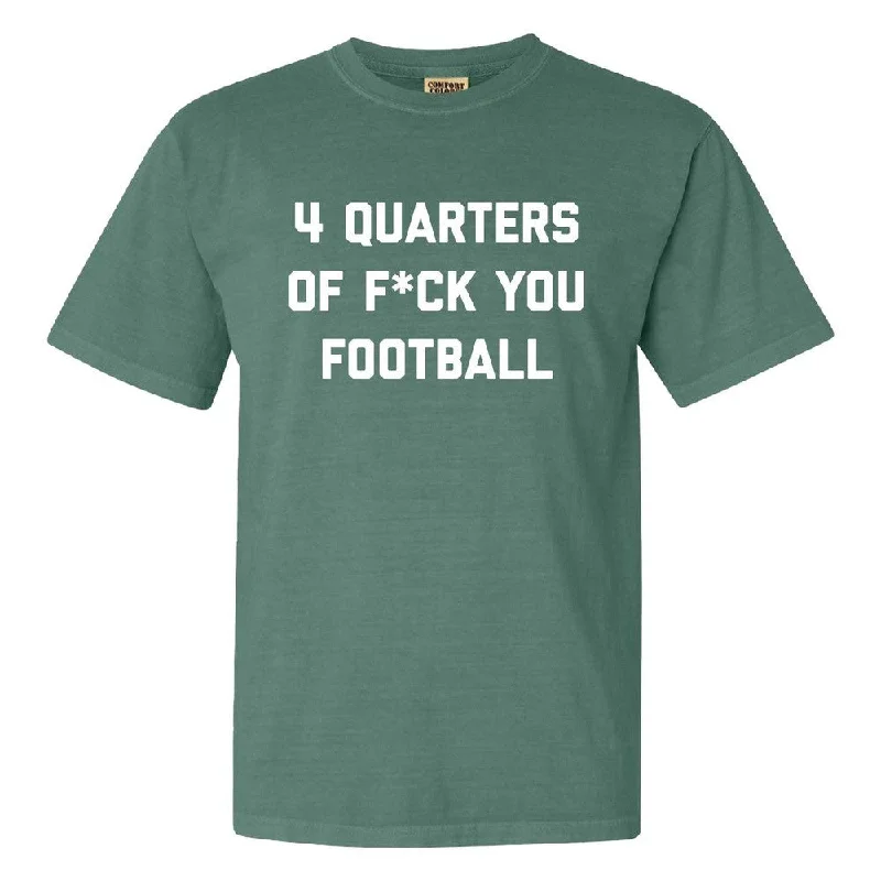 Affordable Trendy Fashion 4 Quarters of F You Football Tee