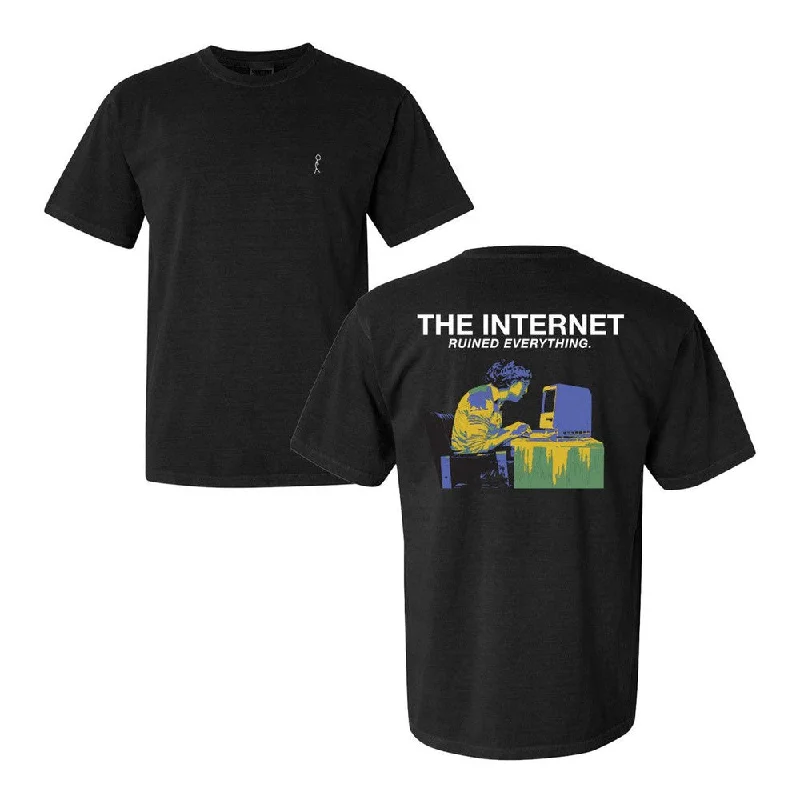 Hot Deals The Internet Ruined Everything Tee