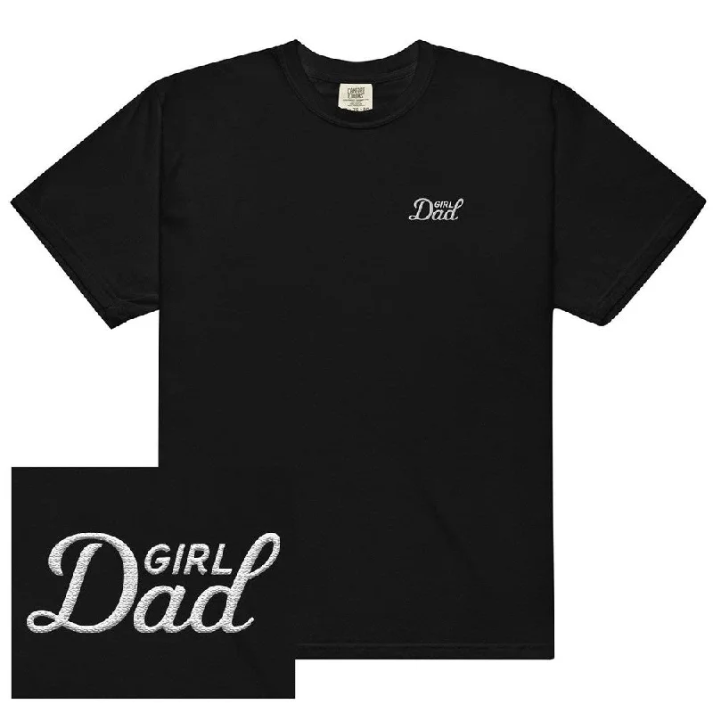 Women's Classic Attire Girl Dad Embroidered Tee