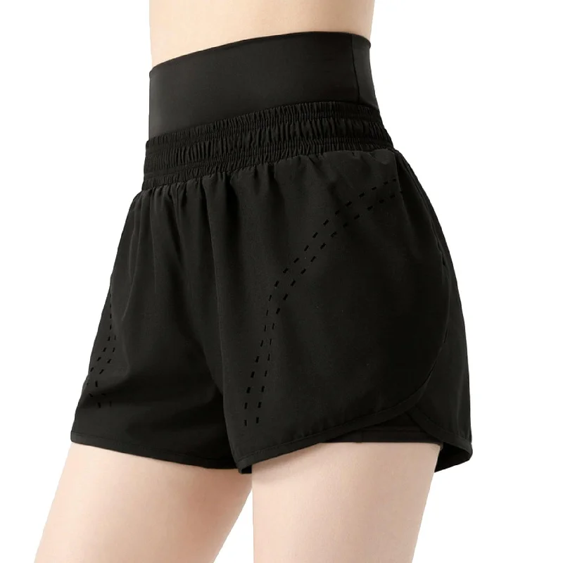 Playful Fashion Offers Active Shorts for Women -  High Waisted Athletic Free-Flowing Running Shorts